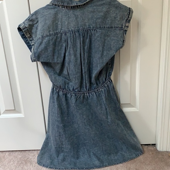 Pink Martini Denim dress distressed look - Picture 8 of 9